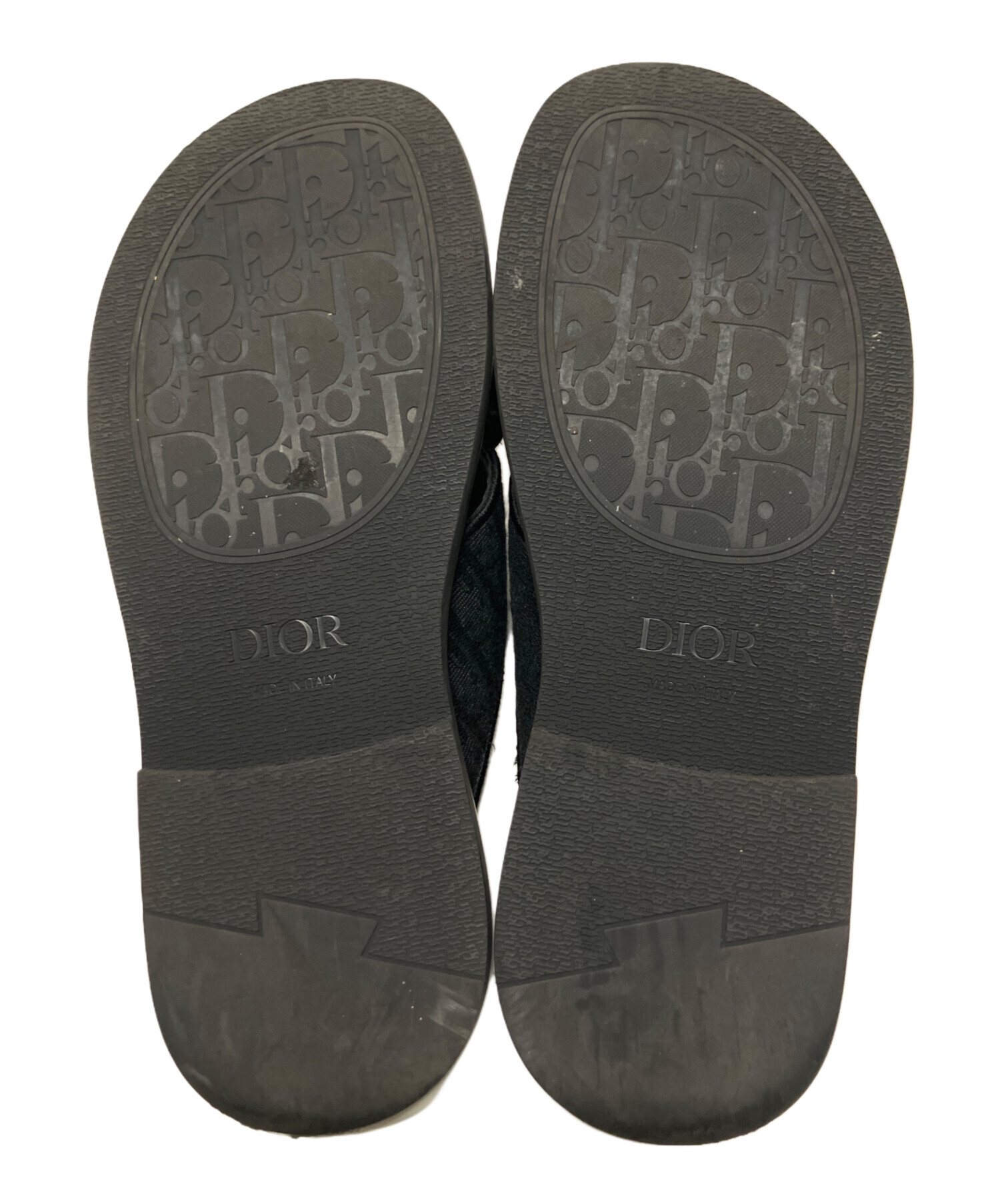 中古・古着通販】Dior (ディオール) Alias フラットサンダル ブラック