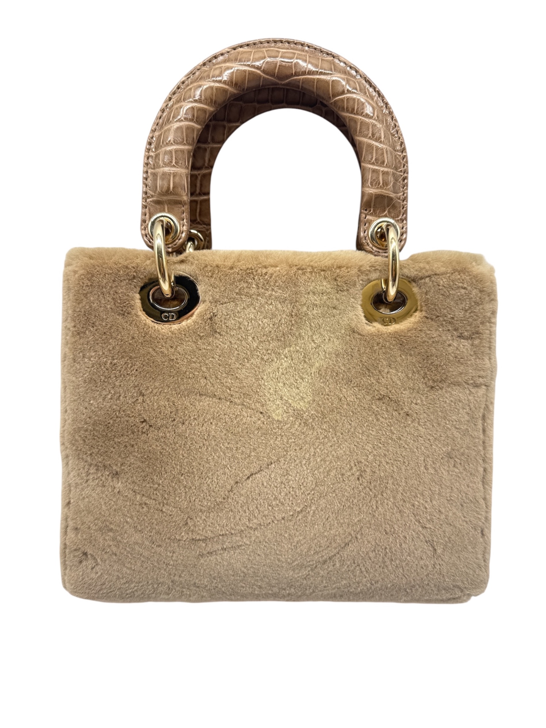 【ヴィンテージ 】DIOR ファーハンドバッグ 美品 中古・古着通販】Christian Dior (クリスチャン ディオール) レディ