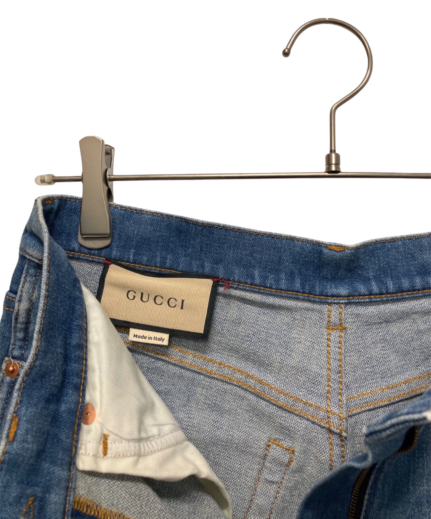 GUCCI フレアパンツ 中古・古着通販】GUCCI (グッチ) ウォッシュド デニムフレアパンツ