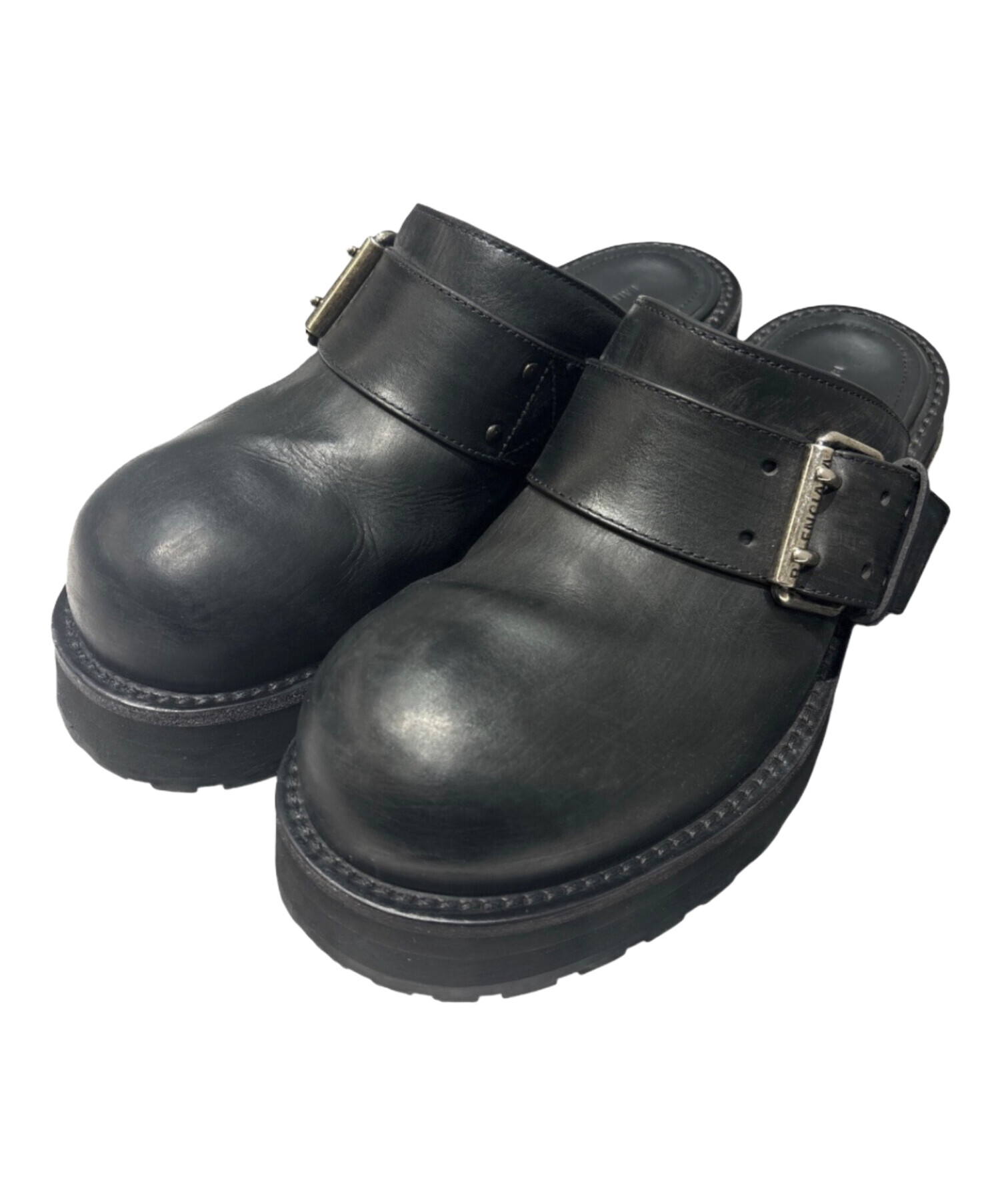 中古・古着通販】BALENCIAGA (バレンシアガ) VENOM MULE ブラック