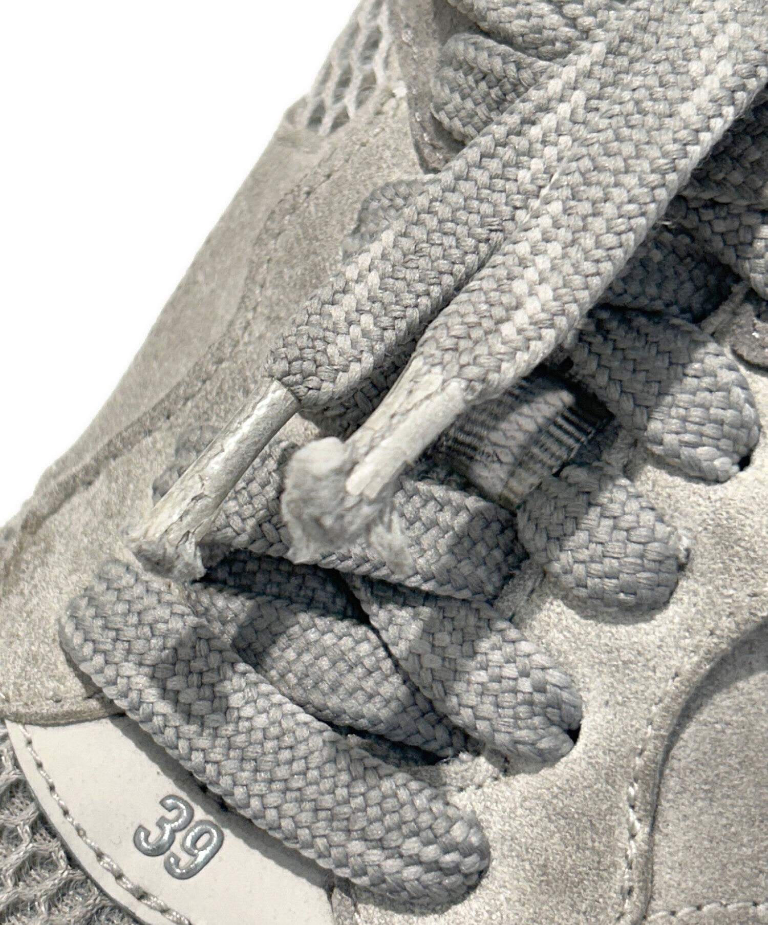 【タグ付き・未使用】BALENCIAGA バレンシアガ パース グレー BALENCIAGA(バレンシアガ) 3XL スリーエックスエル ロゴ ユーズド加工