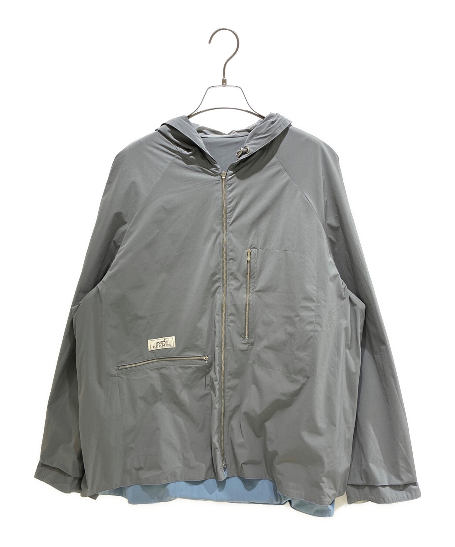 HERMES エルメス リバーシブル ジャケット ブルゾン 大人かっこいい♪】エルメス☆リバーシブルジャケット (HERMES
