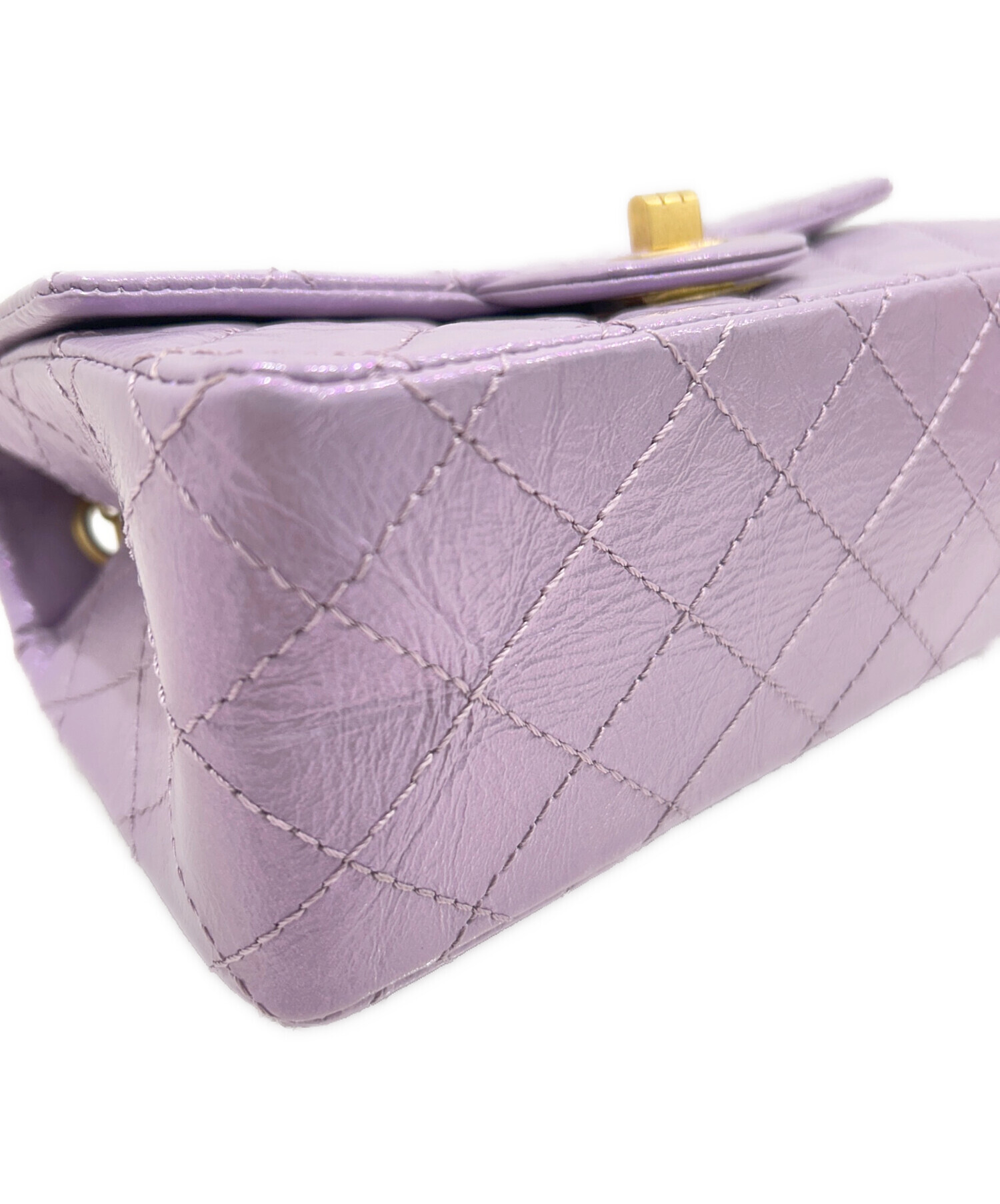 中古・古着通販】CHANEL (シャネル) マトラッセ 2.55 ミニ ラベンダー