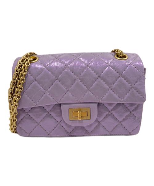 ★のんちゃん シャネル マトラッセ 二つ折り ミドル SV金具 ラベンダー 中古・古着通販】CHANEL (シャネル) マトラッセ 2.55 ミニ ラベンダー