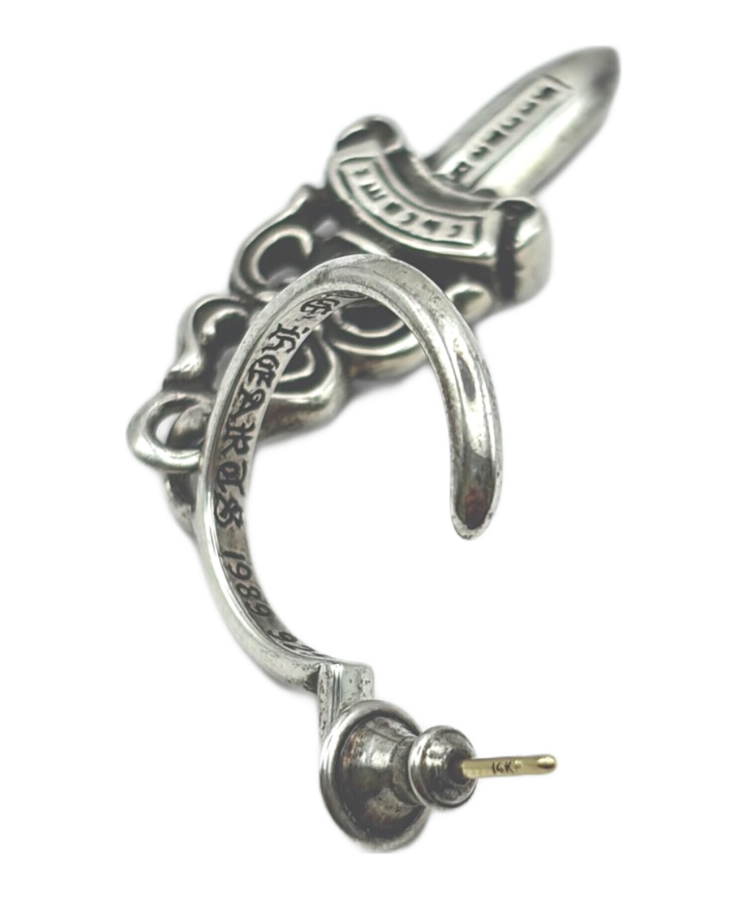 中古・古着通販】CHROME HEARTS (クロムハーツ) No5 DAGGER HOOP