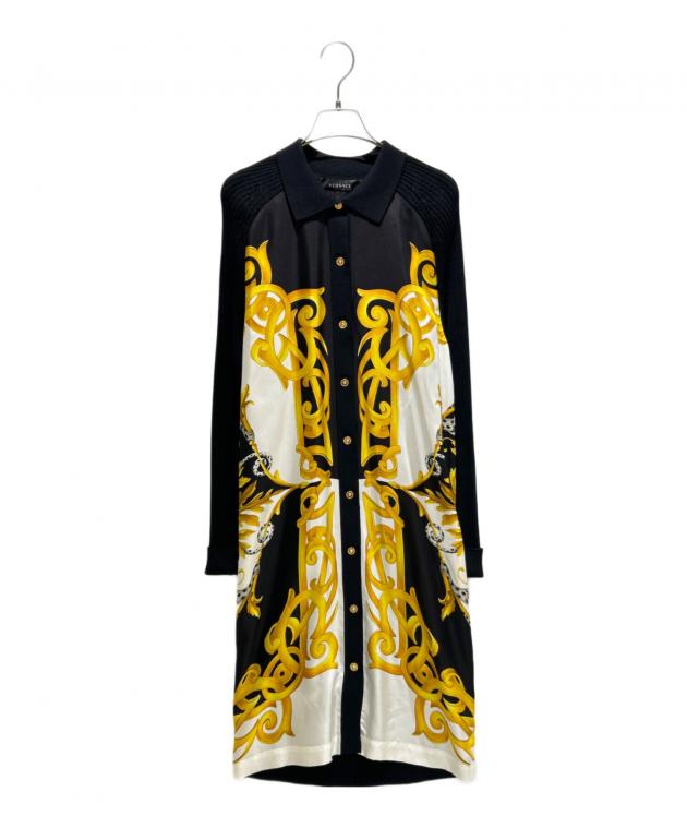 中古・古着通販】VERSACE (ヴェルサーチェ) ニットシャツワンピース