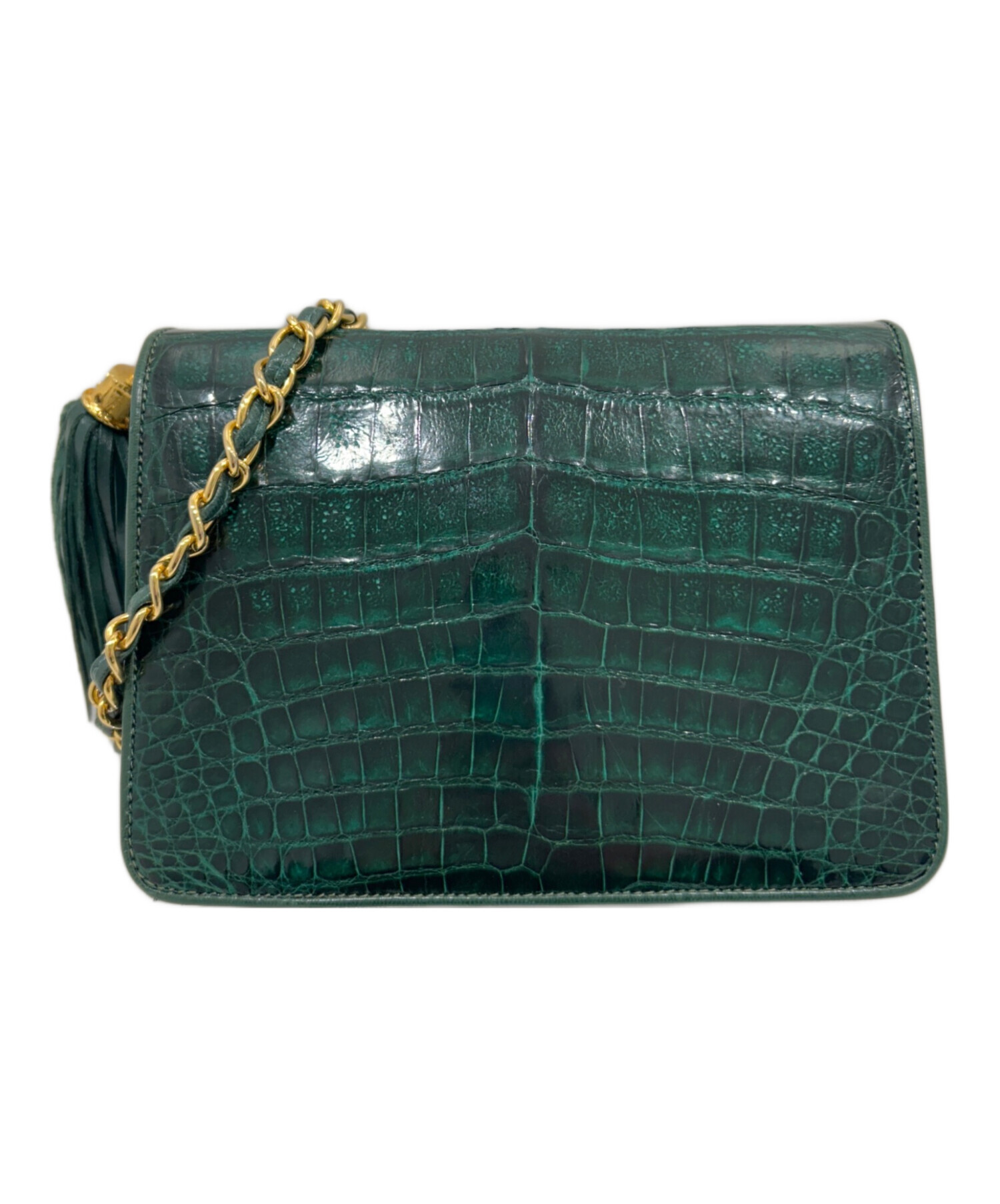 Chanel ショルダーバッグ ブラック/グリーン 2025年最新】Yahoo!オークション -chanel バッグ グリーンの中古品