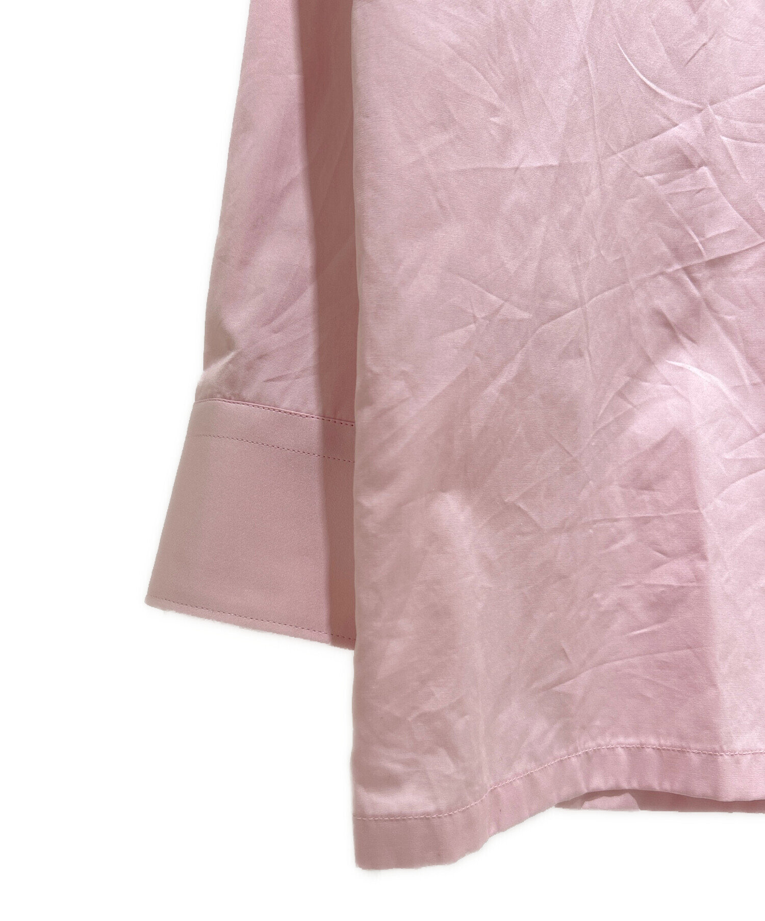 PRADA プラダ ブラウス S ピンク 【古着】【中古】【送料無料】 PRADA - PRADA プラダ ブラウス S ピンク 【古着】【中古】【送料無料
