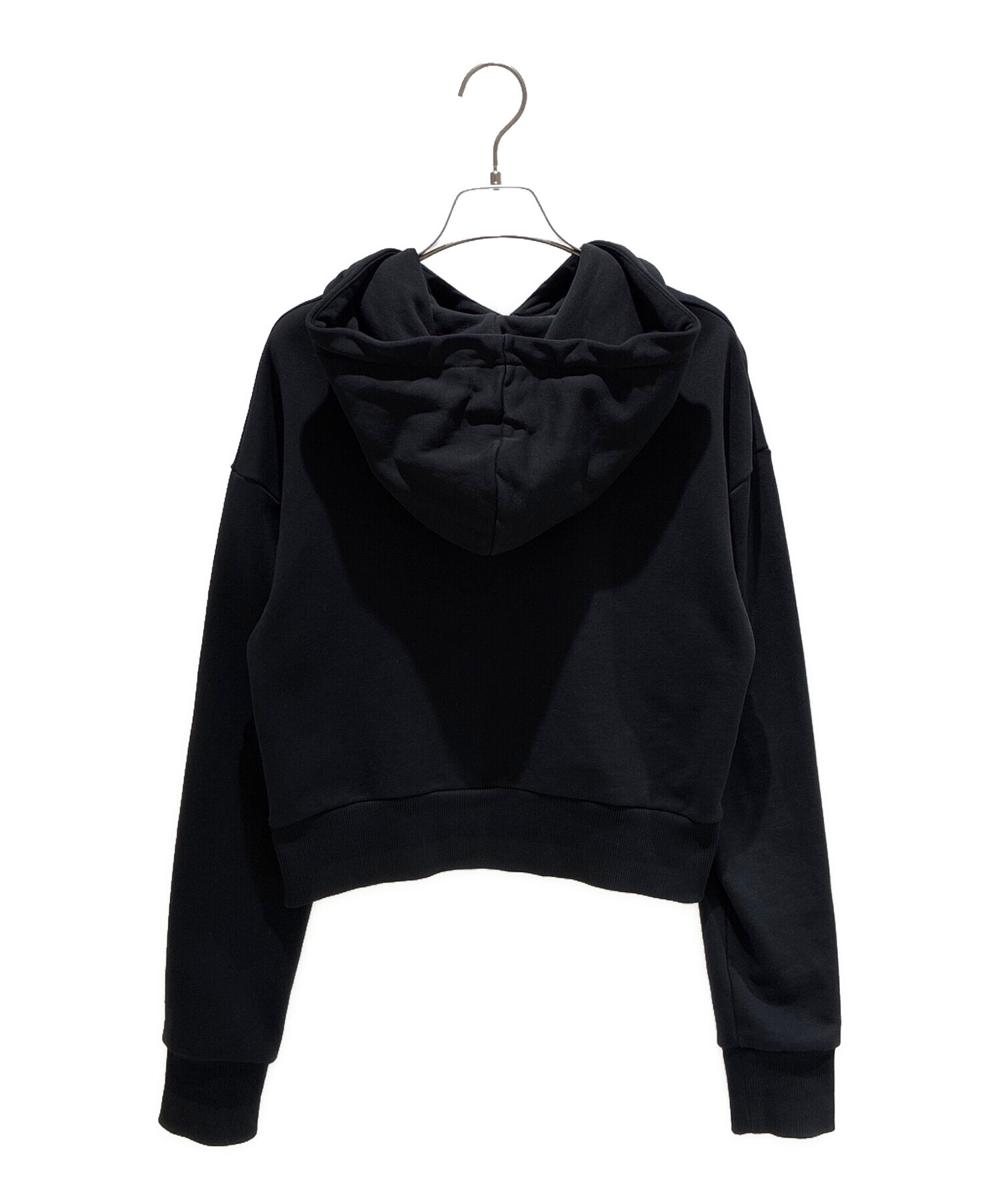 中古・古着通販】BALMAIN (バルマン) Cropped Hoodie With Flocked 