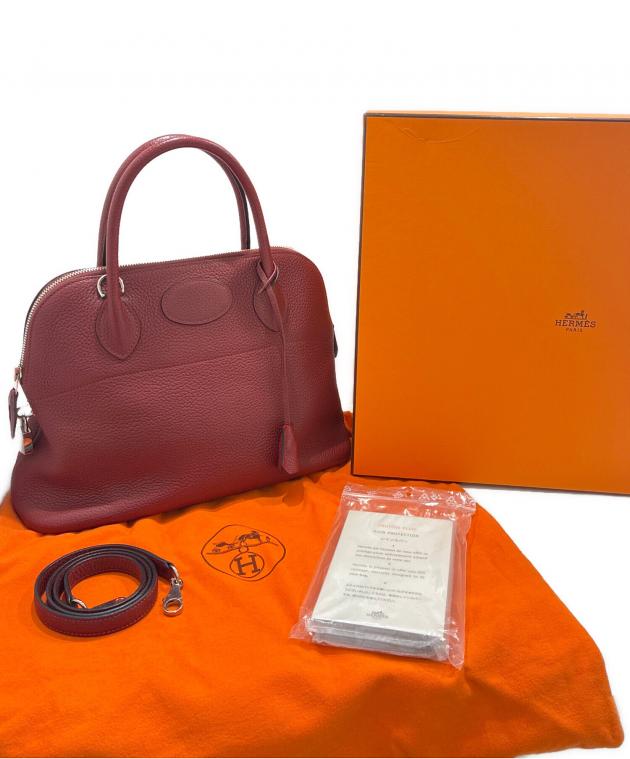 中古・古着通販】HERMES (エルメス) ボリード31/シルバー金具/ルージュ