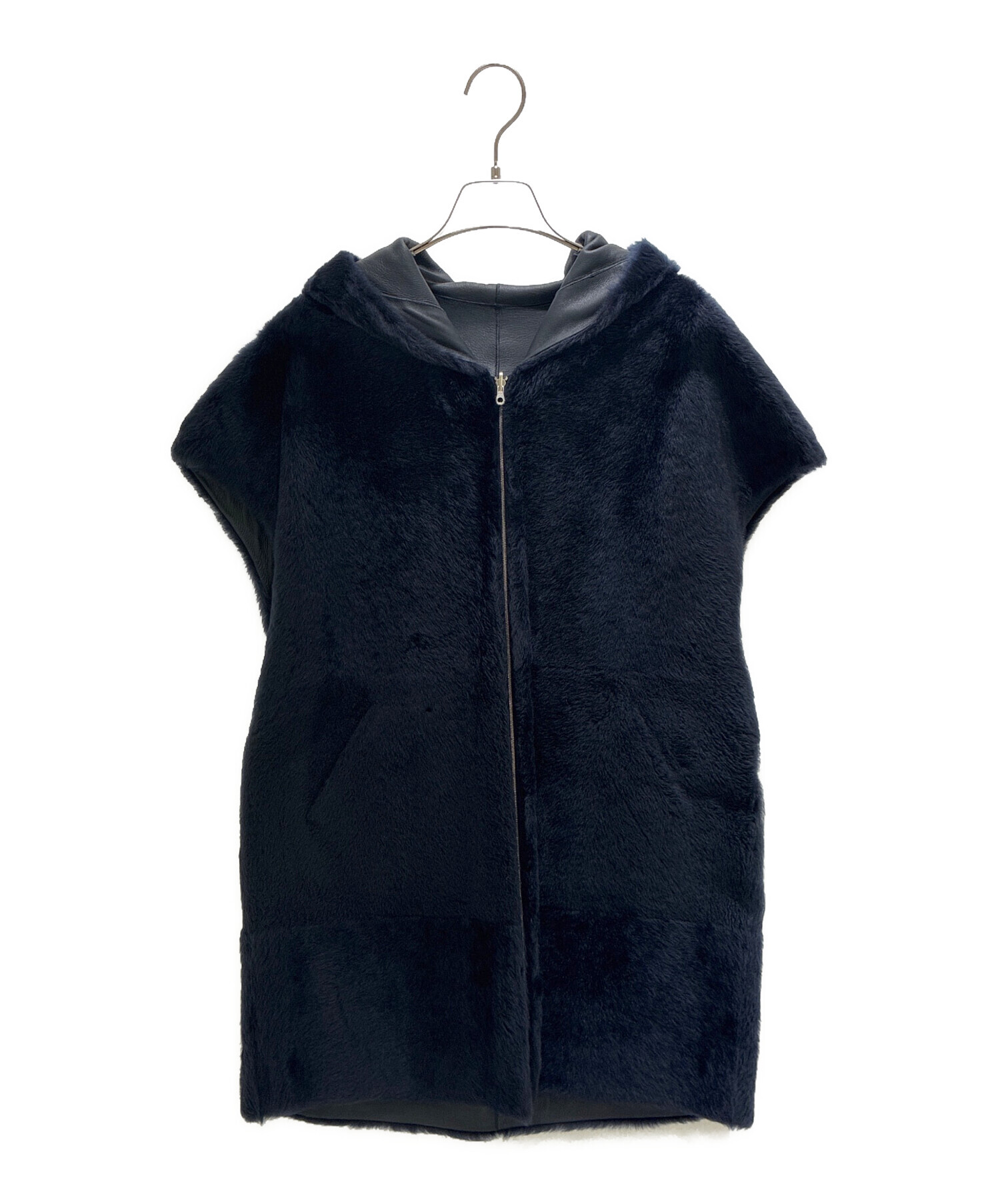 CYCLAS ロングジレ 中古・古着通販】CYCLAS (シクラス) リバーシブルムートンフーデット