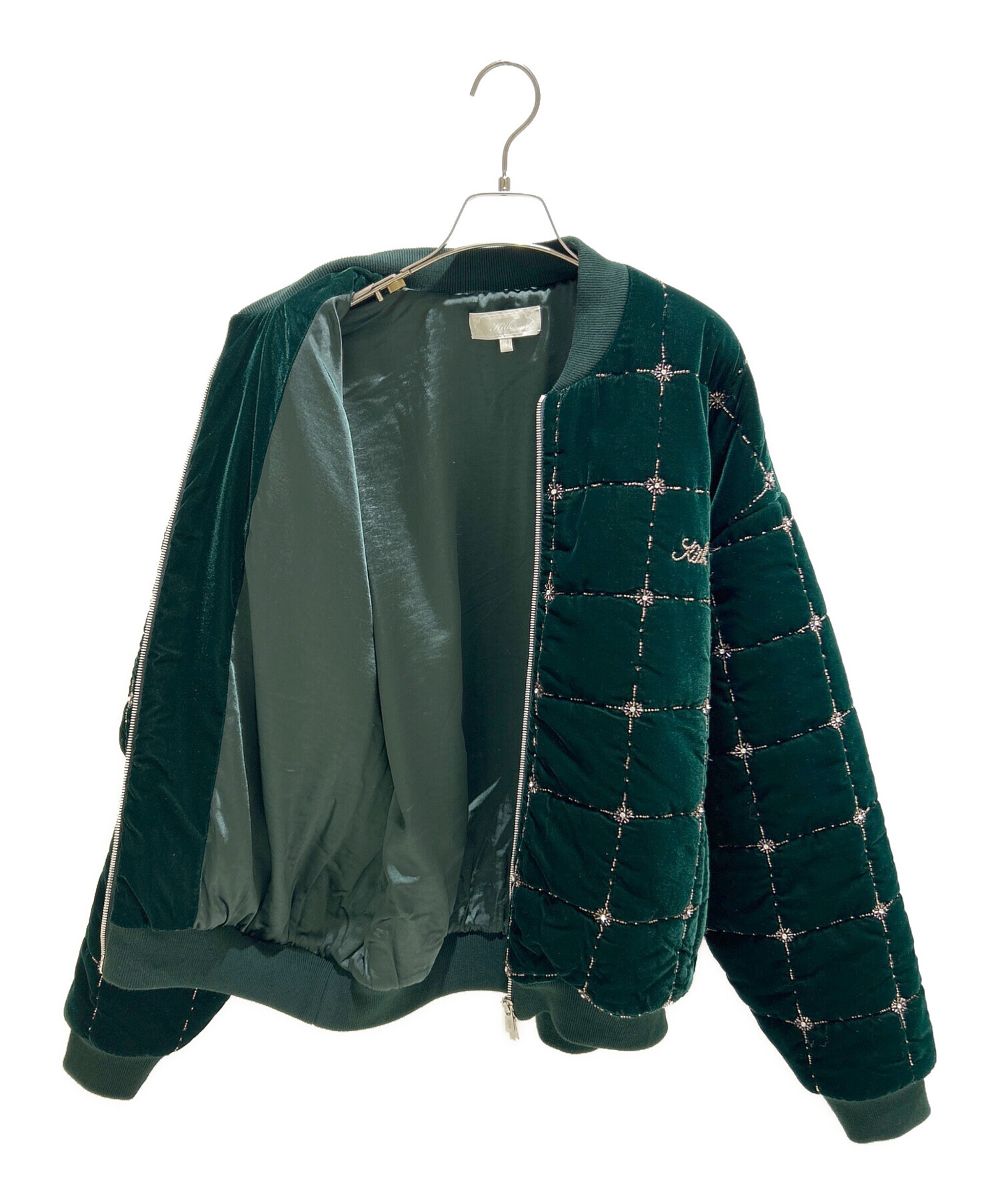 中古・古着通販】KITH (キス) ビーズ Velvet Clay ボンバー ジャケット