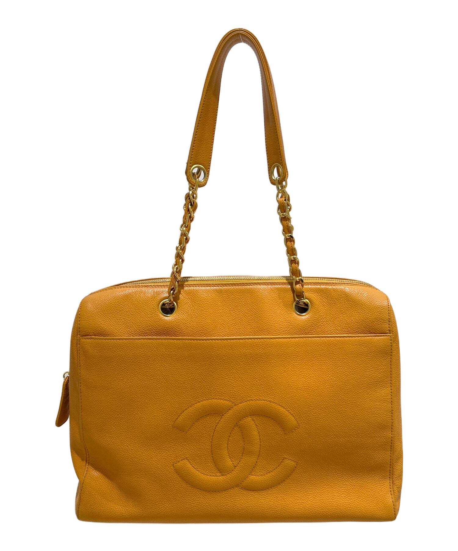 中古・古着通販】CHANEL (シャネル) ココマークトートバッグ キャビア