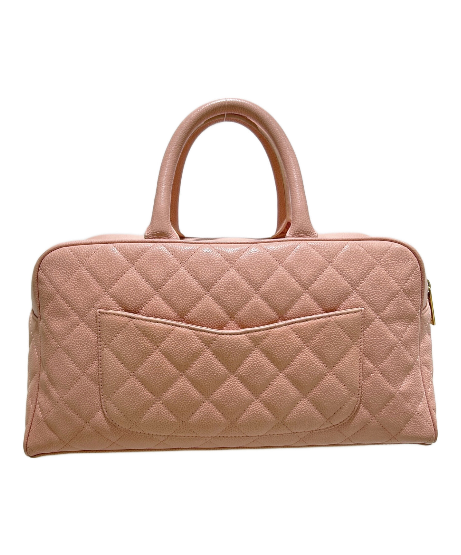 中古・古着通販】CHANEL (シャネル) マトラッセボストンバッグ ピンク