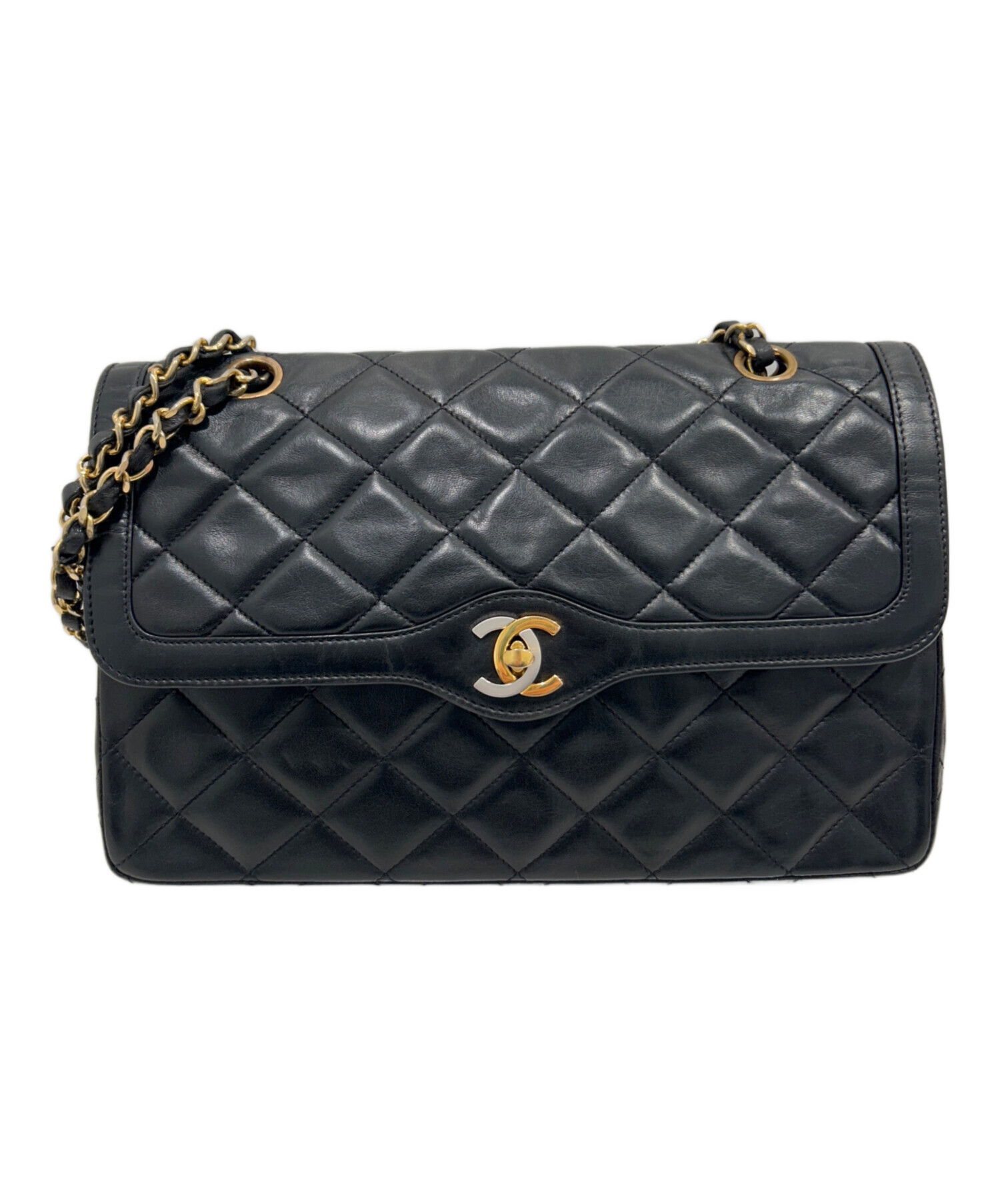 中古・古着通販】CHANEL (シャネル) パリ限定マトラッセ Wフラップ