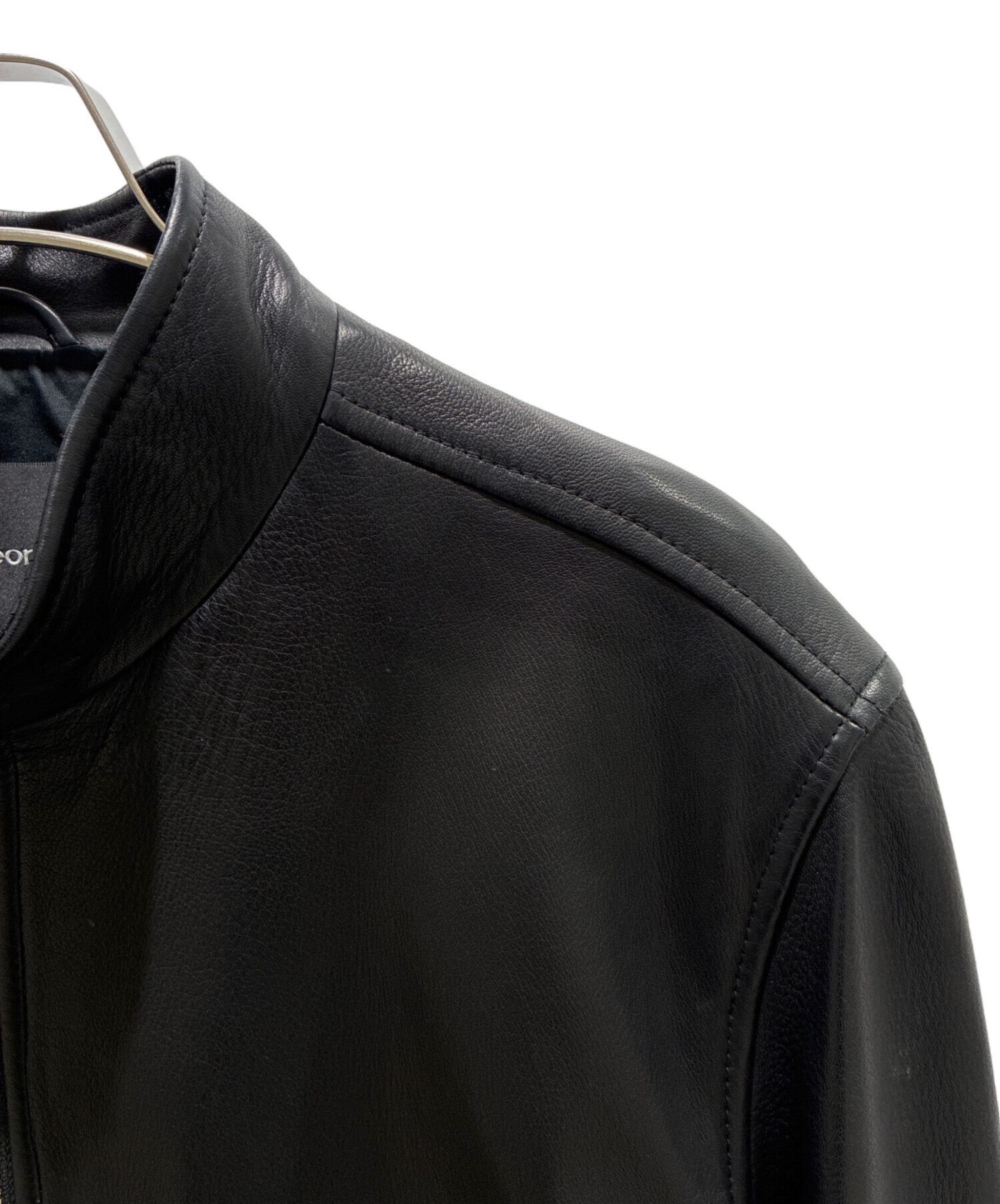 中古・古着通販】theory (セオリー) Morvek Zip Leather Jacket