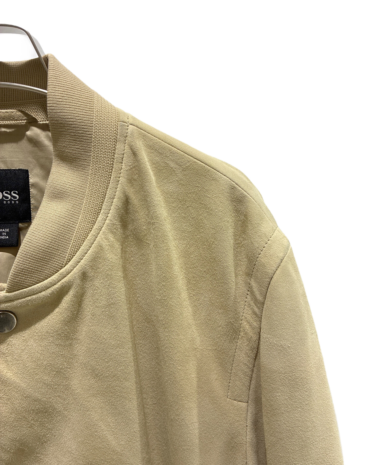 未使用品　ヒューゴボス　ジャケット 中古・古着通販】HUGO BOSS (ヒューゴ ボス) ゴート スエード レザー