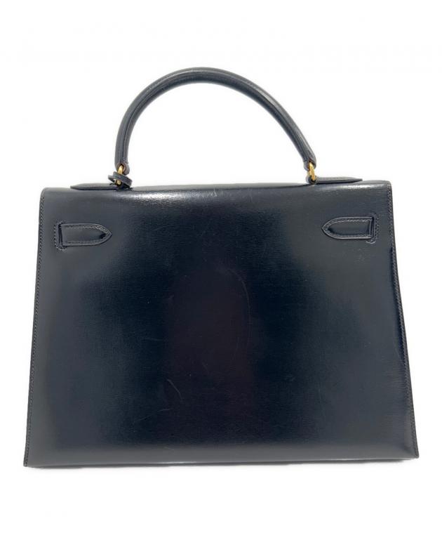 中古・古着通販】HERMES (エルメス) ケリー32 外縫い/ブラック