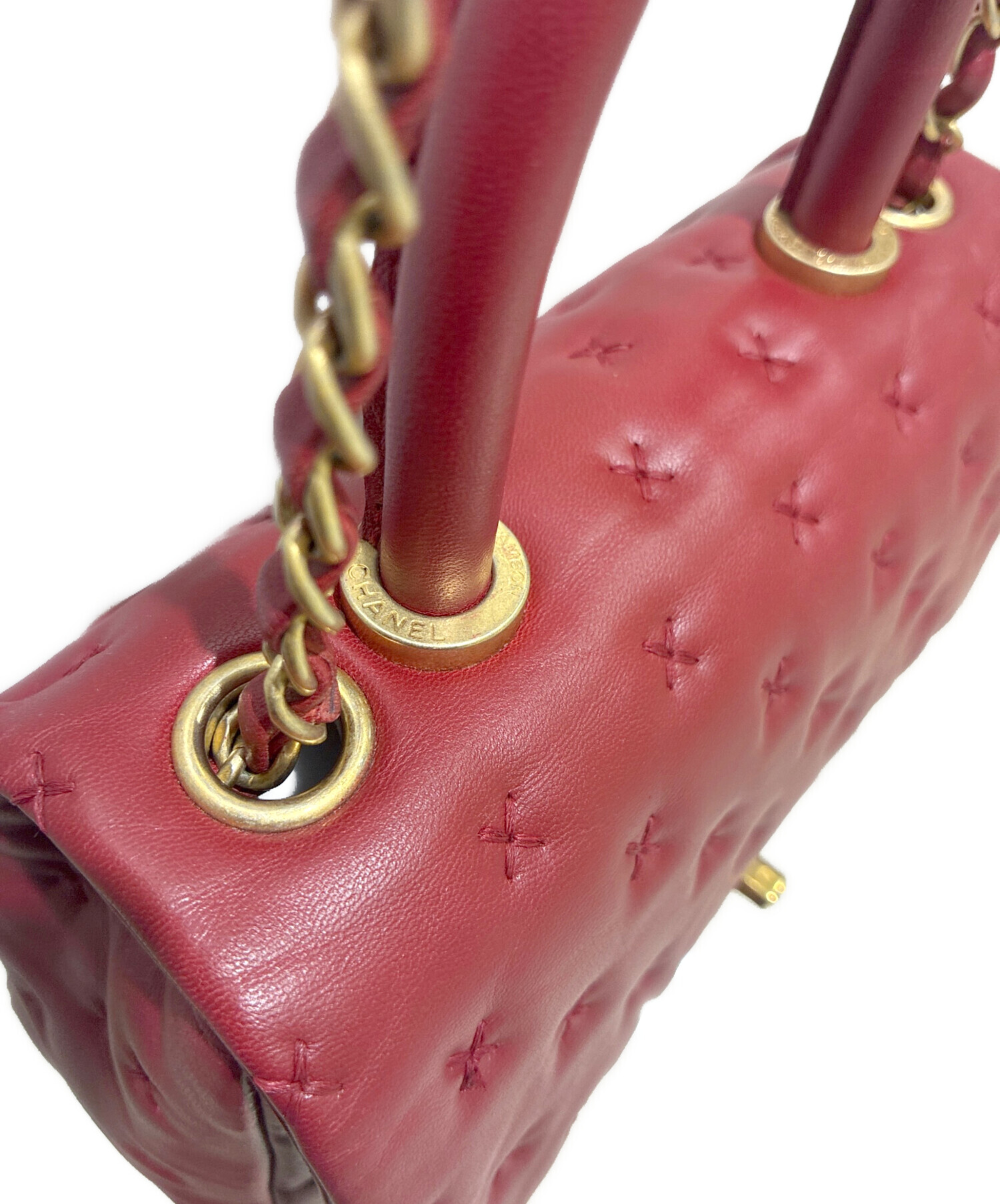 中古・古着通販】CHANEL (シャネル) ココハンドルチェーンショルダー