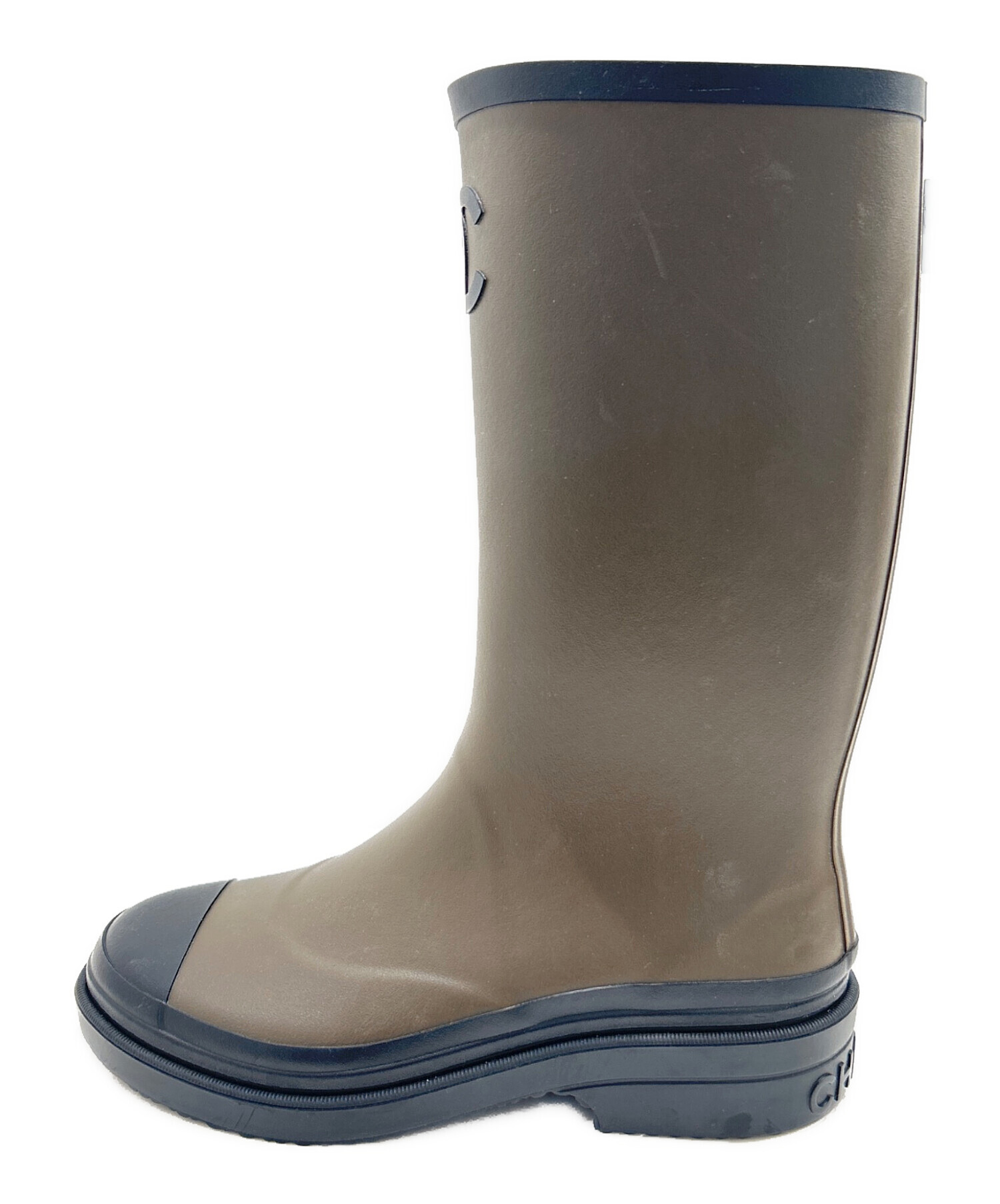 中古・古着通販】CHANEL (シャネル) ココマークロングレインブーツ