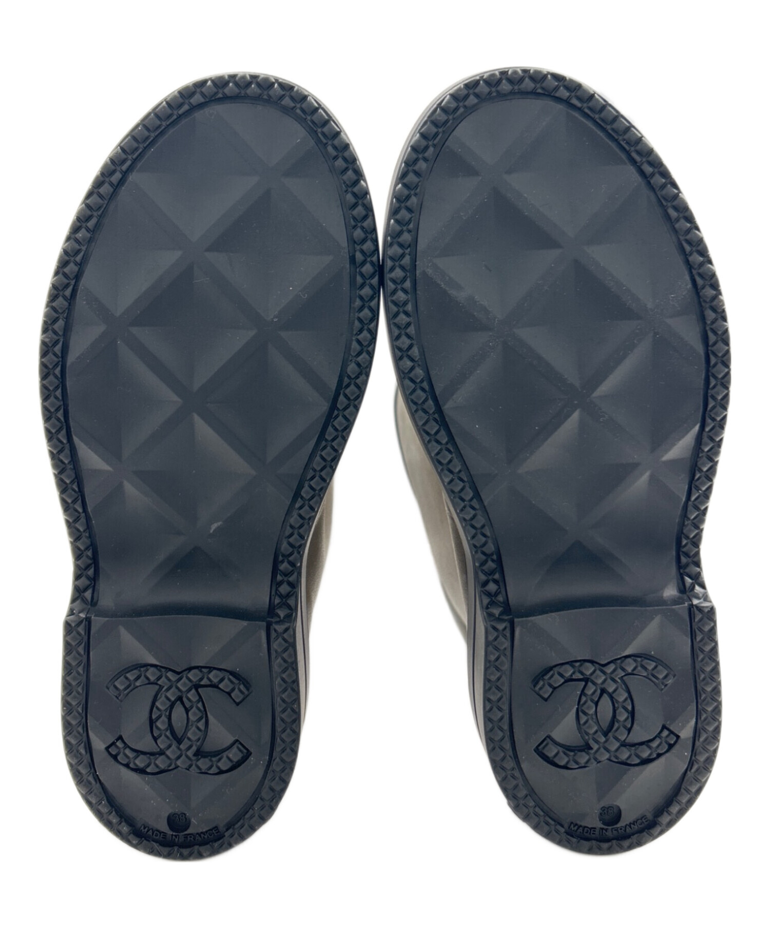 中古・古着通販】CHANEL (シャネル) ココマークロングレインブーツ