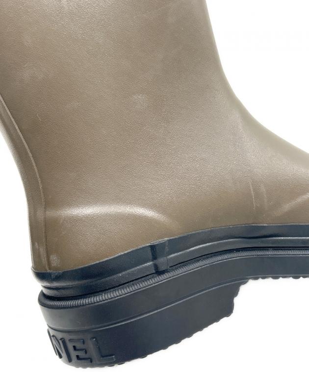 CHANEL♡長靴 カーキロゴ入り CHANEL♡長靴 カーキロゴ入り CHANEL♡長靴 カーキロゴ入り CHANEL