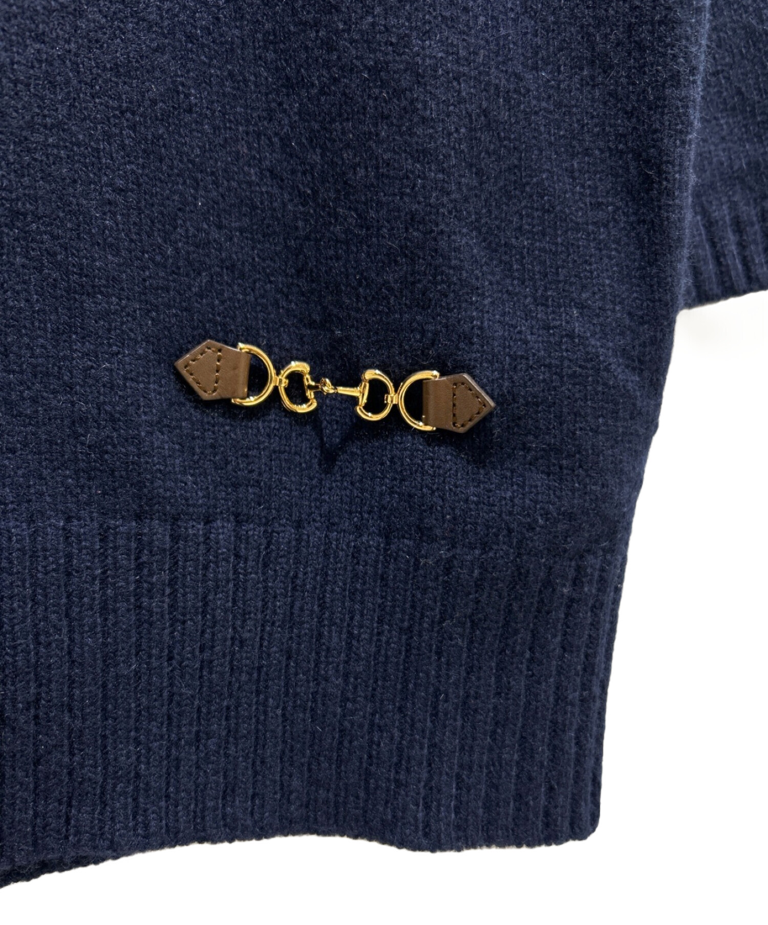 中古・古着通販】GUCCI (グッチ) ホースビット付きカシミアトップス
