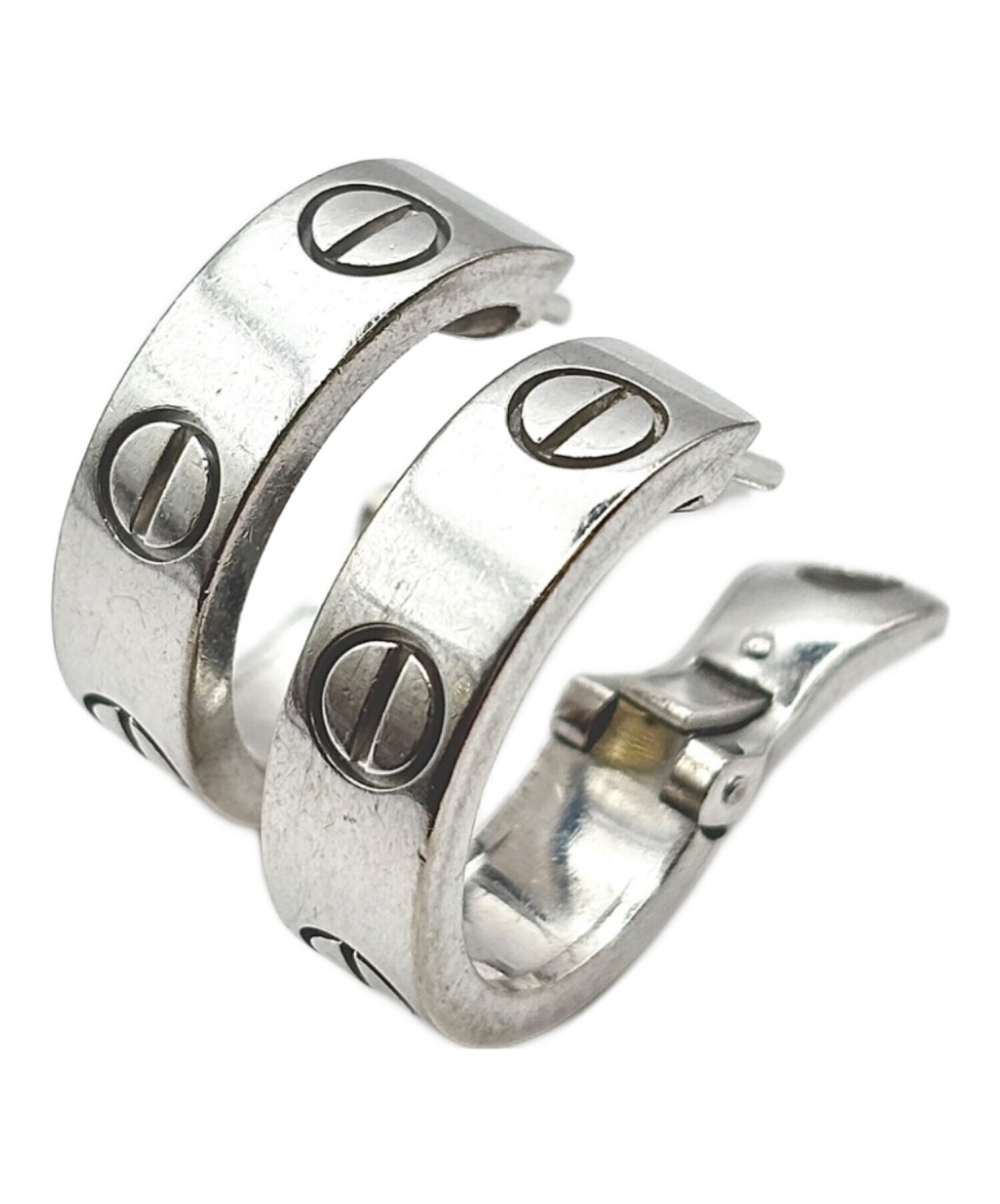 中古・古着通販】Cartier (カルティエ) Love hoop earrings classic