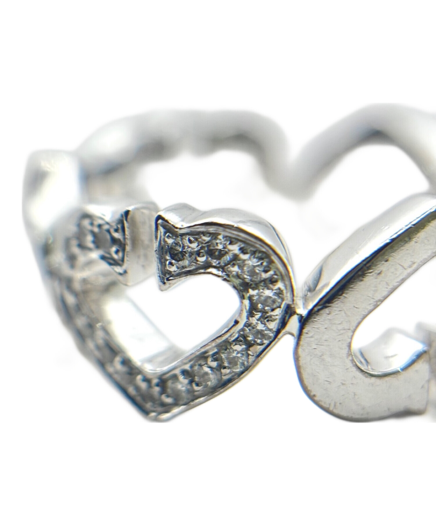 中古・古着通販】Cartier (カルティエ) C Heart Ring Cハートリング