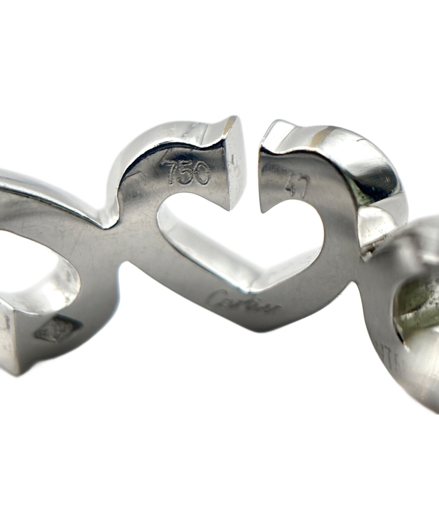 中古・古着通販】Cartier (カルティエ) C Heart Ring Cハートリング 