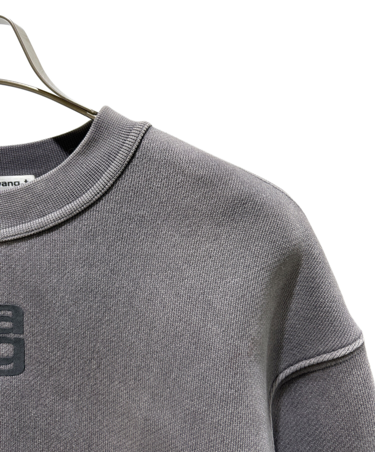 美品 23SS Alexander Wang クラシックトレーナー XS グレー 中古・古着通販】ALEXANDER WANG (アレキサンダーワン) スウェット