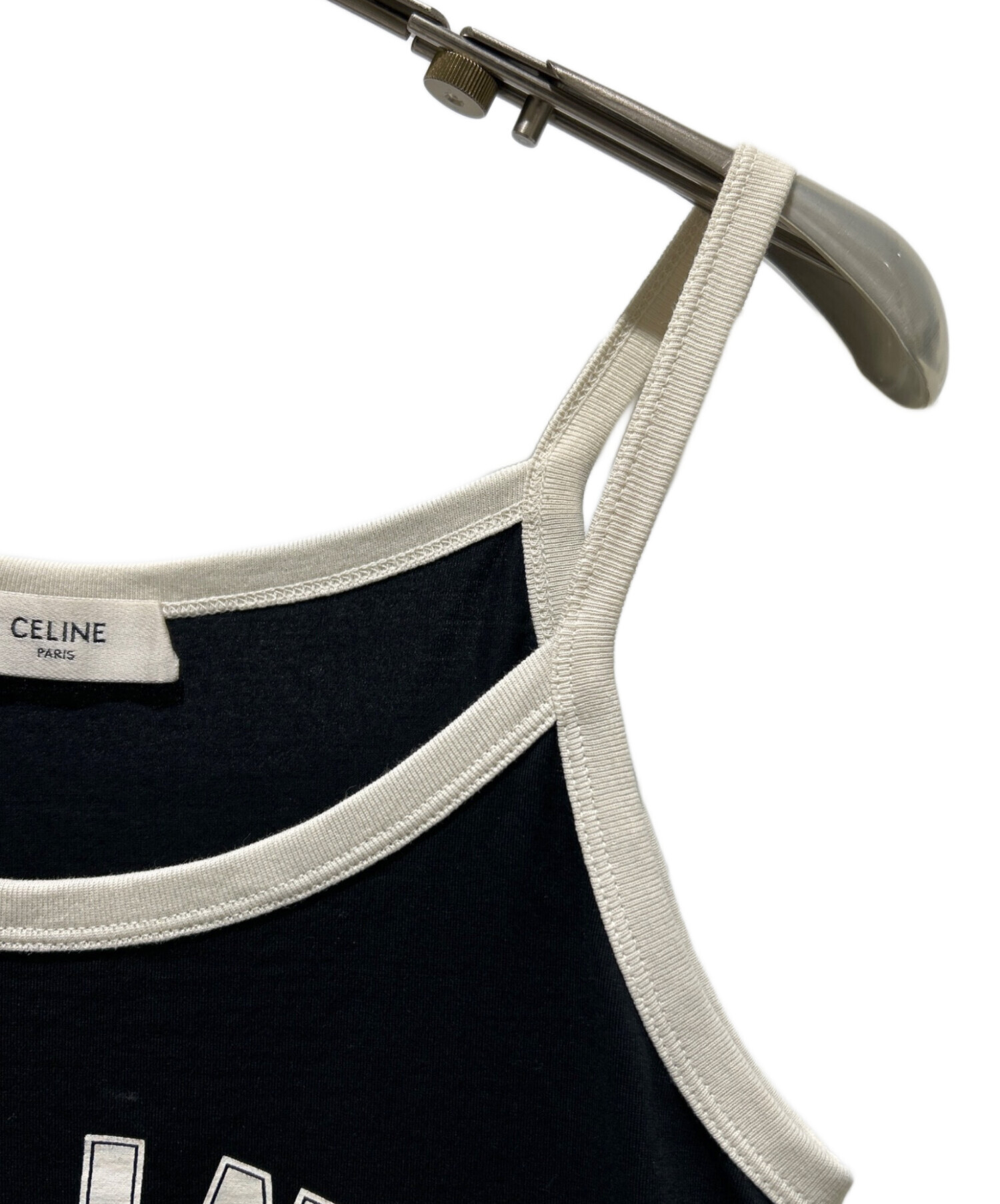 中古・古着通販】CELINE (セリーヌ) ロゴトリオンフキャミソール