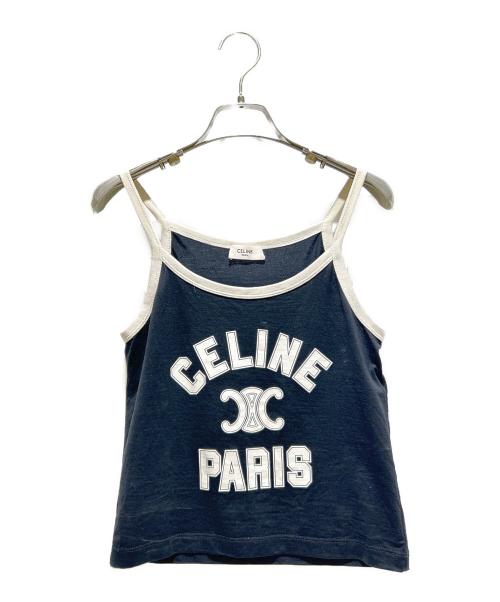 中古・古着通販】CELINE (セリーヌ) ロゴトリオンフキャミソール