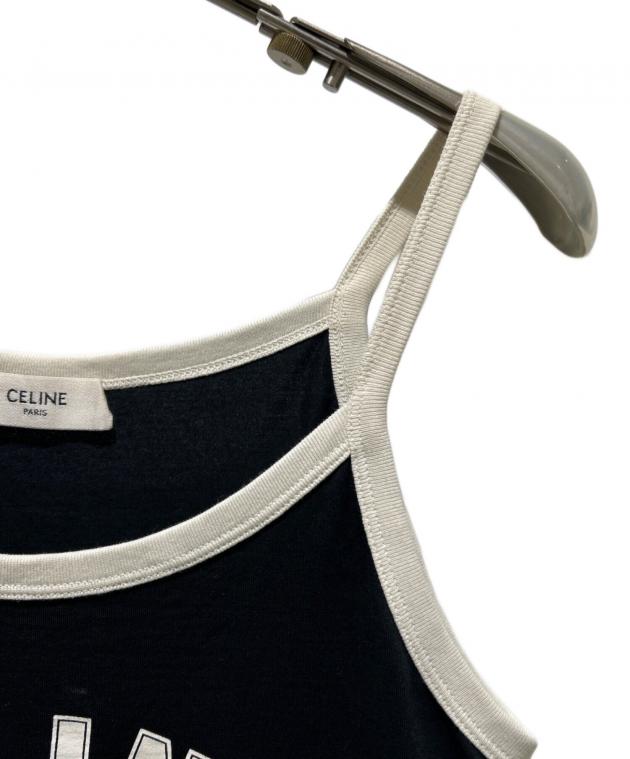 中古・古着通販】CELINE (セリーヌ) ロゴトリオンフキャミソール
