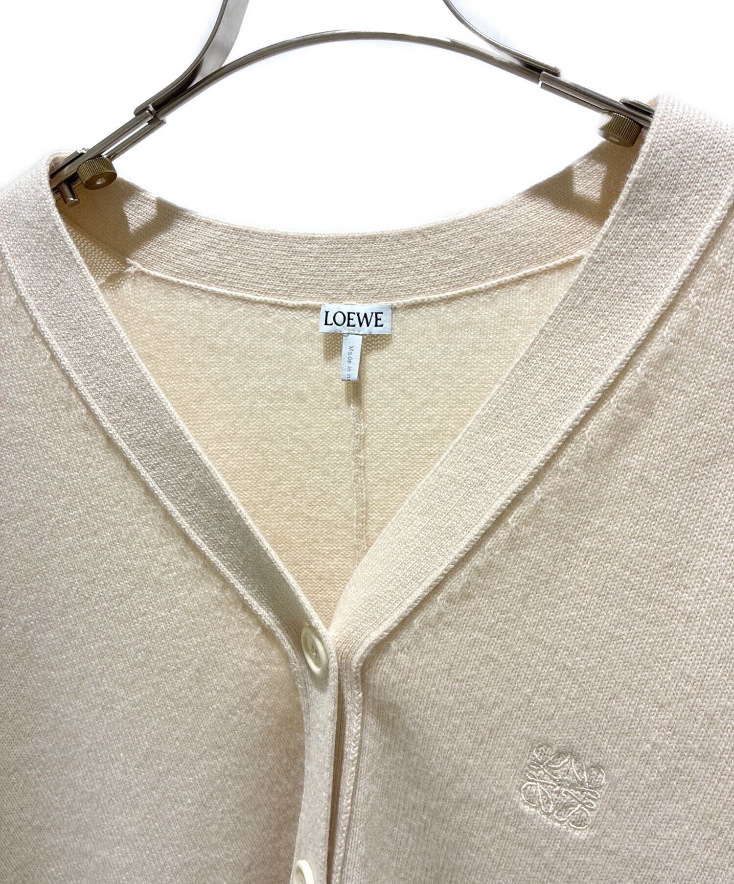 中古・古着通販】LOEWE (ロエベ) アシンメトリーカーディガン