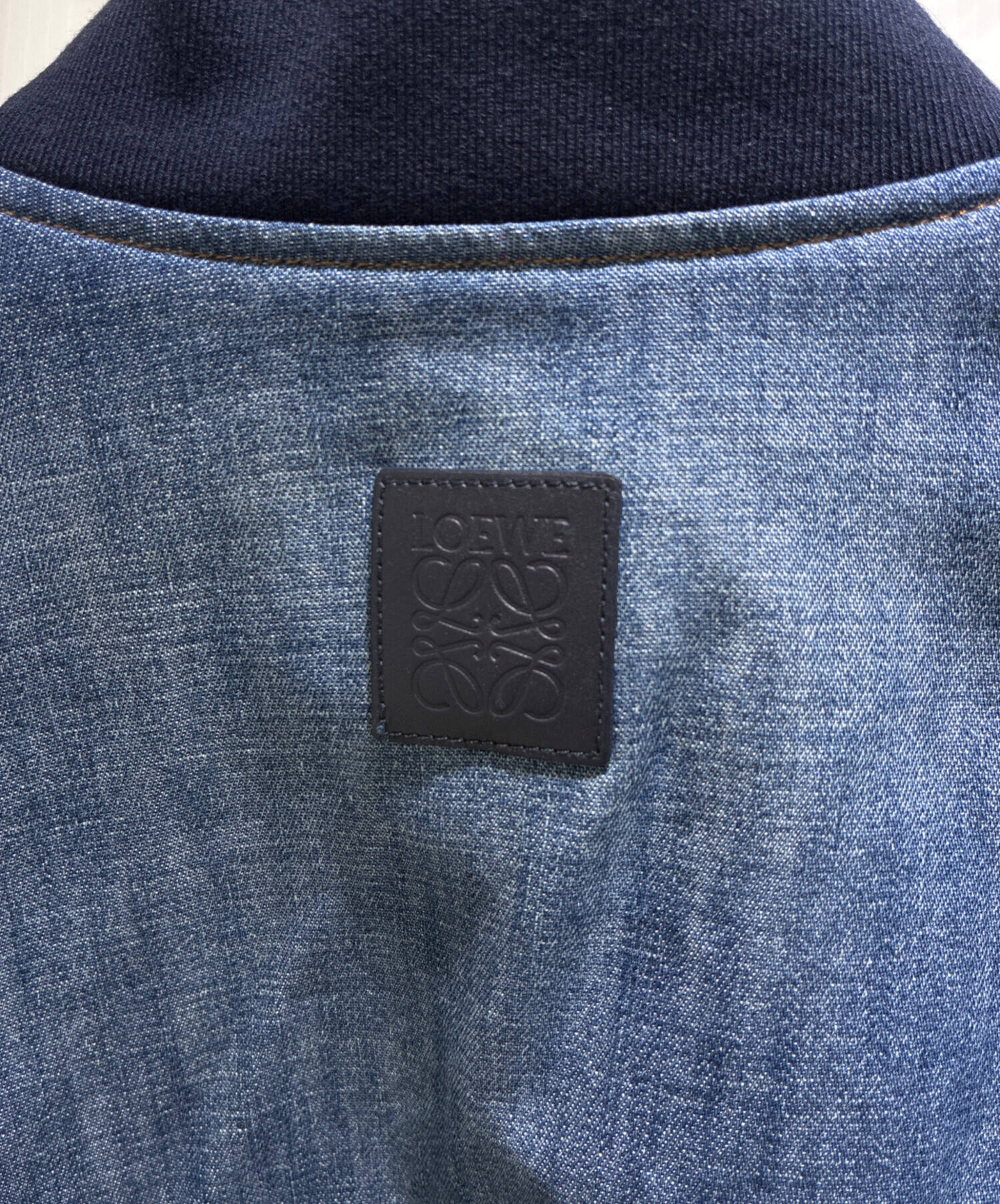 中古・古着通販】LOEWE (ロエベ) Loewe Denim Bomber Jacket 'Washed