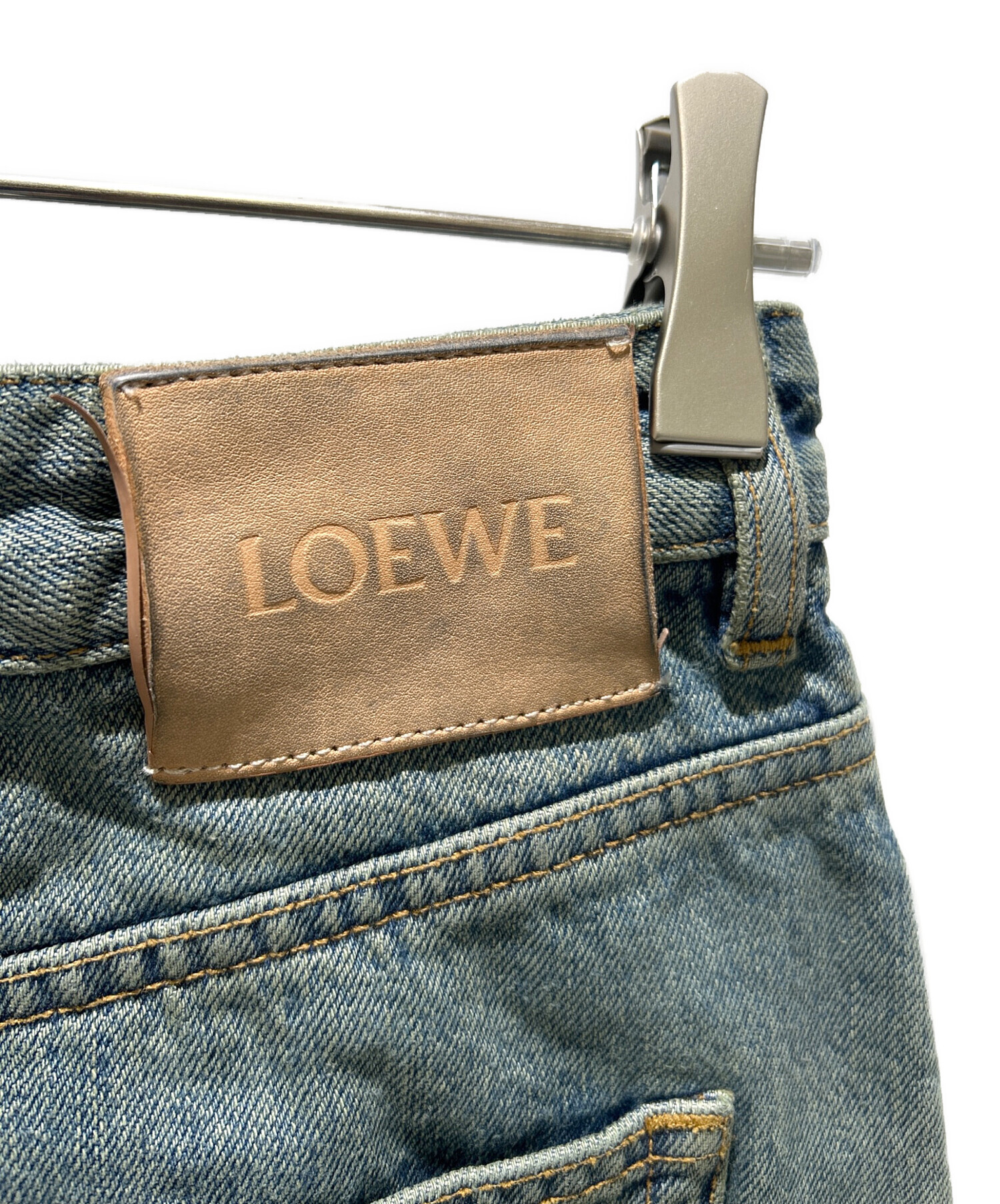 中古・古着通販】LOEWE (ロエベ) ハイウエスト ワイドパンツ