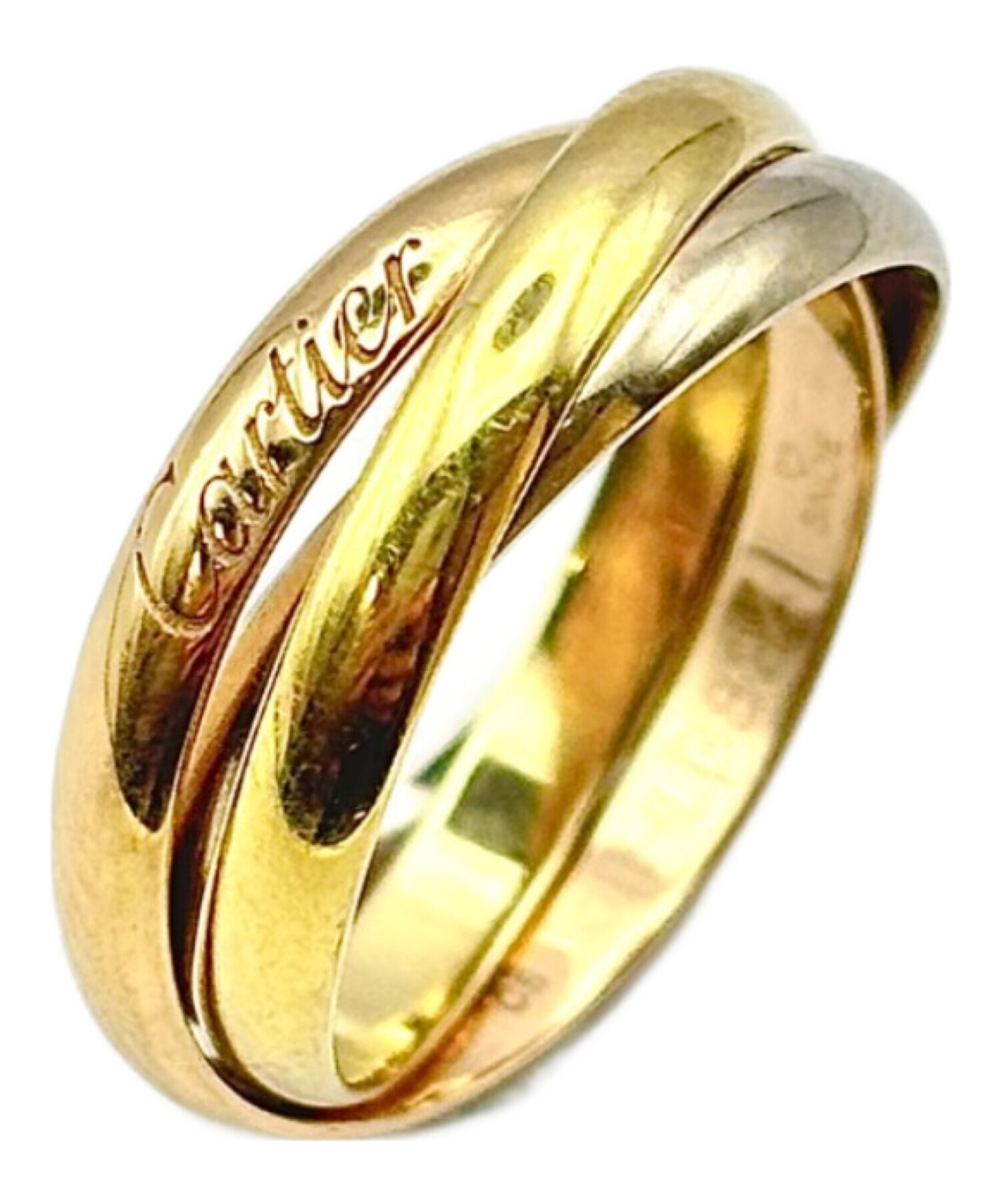 カルティエCartier K18 or amour et trinityトリニティリング 