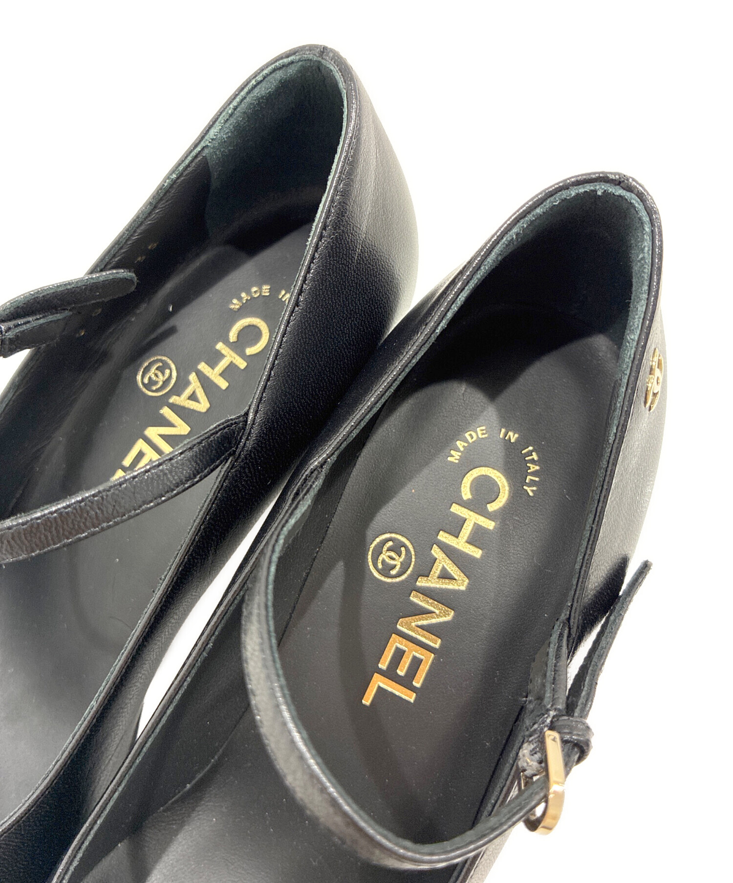 中古・古着通販】CHANEL (シャネル) メリージェーンパンプス サイズ:36