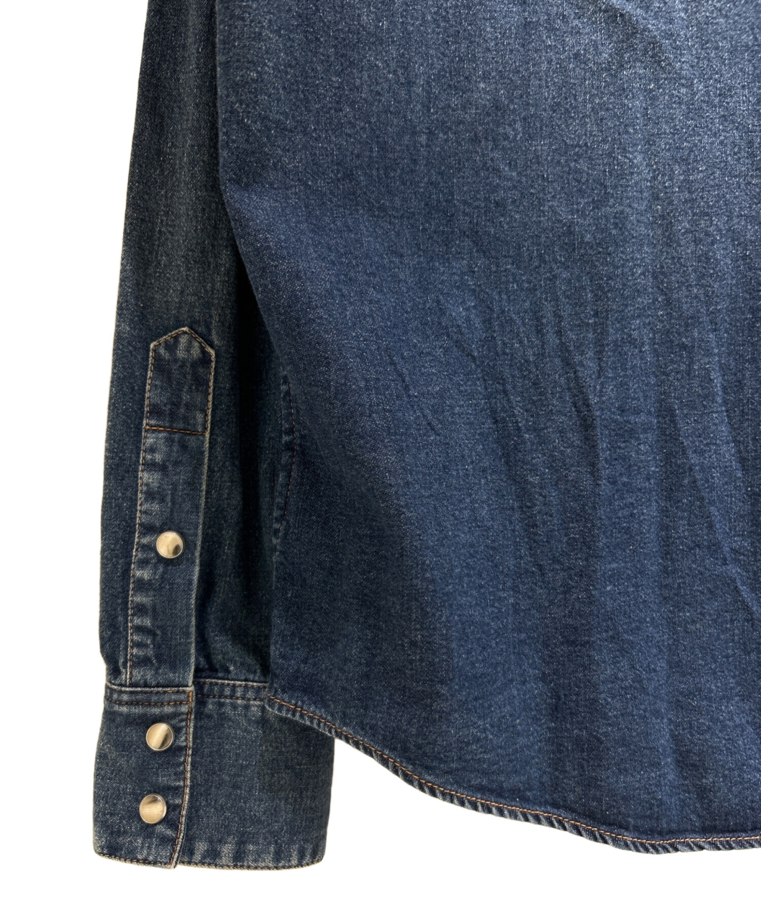 中古・古着通販】CELINE (セリーヌ) ウエスタンデニムシャツ