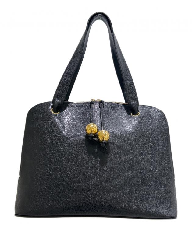 CHANEL シャネル　ココマーク　ハンドバッグ CHANEL（シャネル） ココマーク ロゴ プリント ハンドバッグ トート