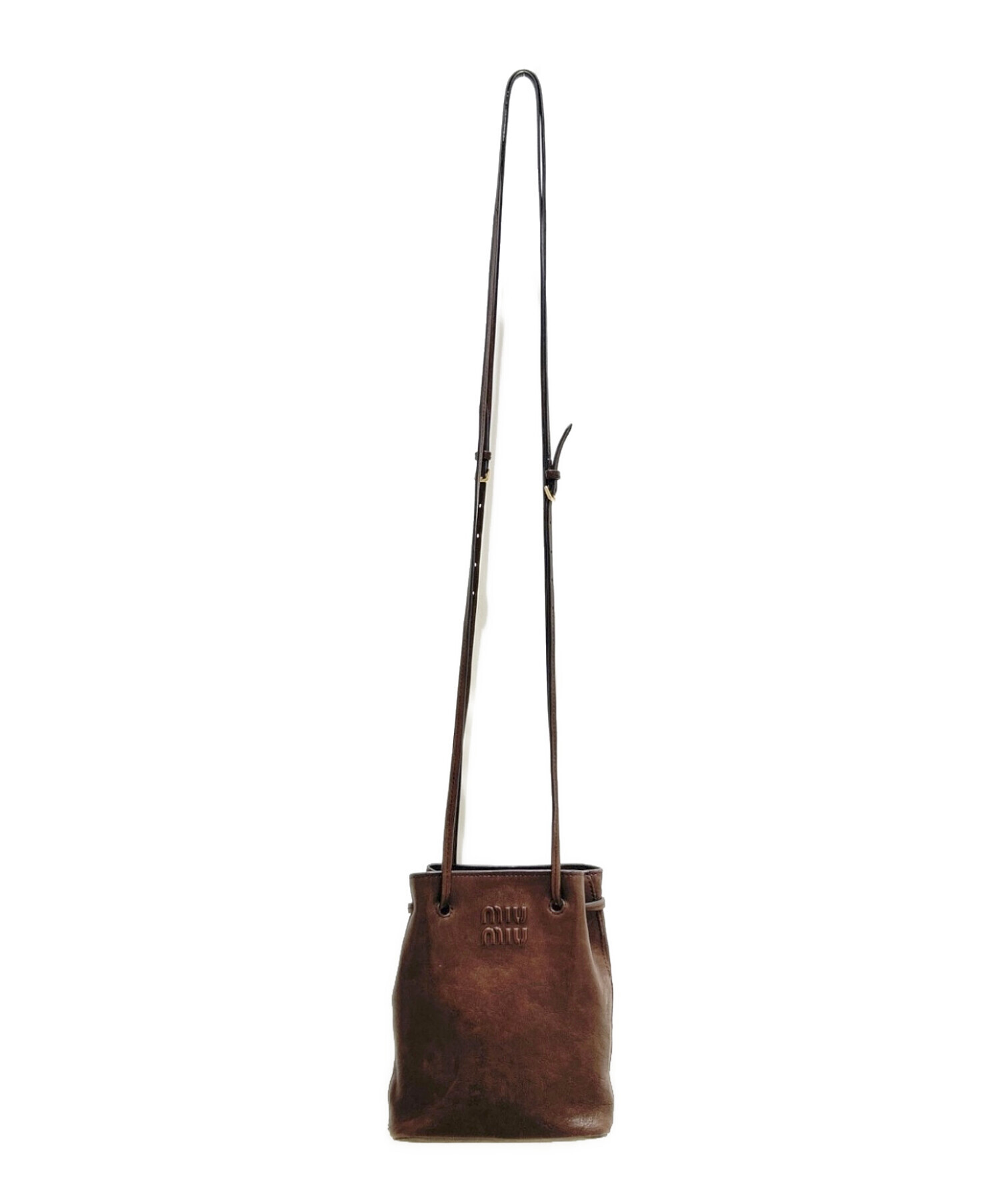 中古・古着通販】MIU MIU (ミュウミュウ) ナッパレザー ミニバッグ 