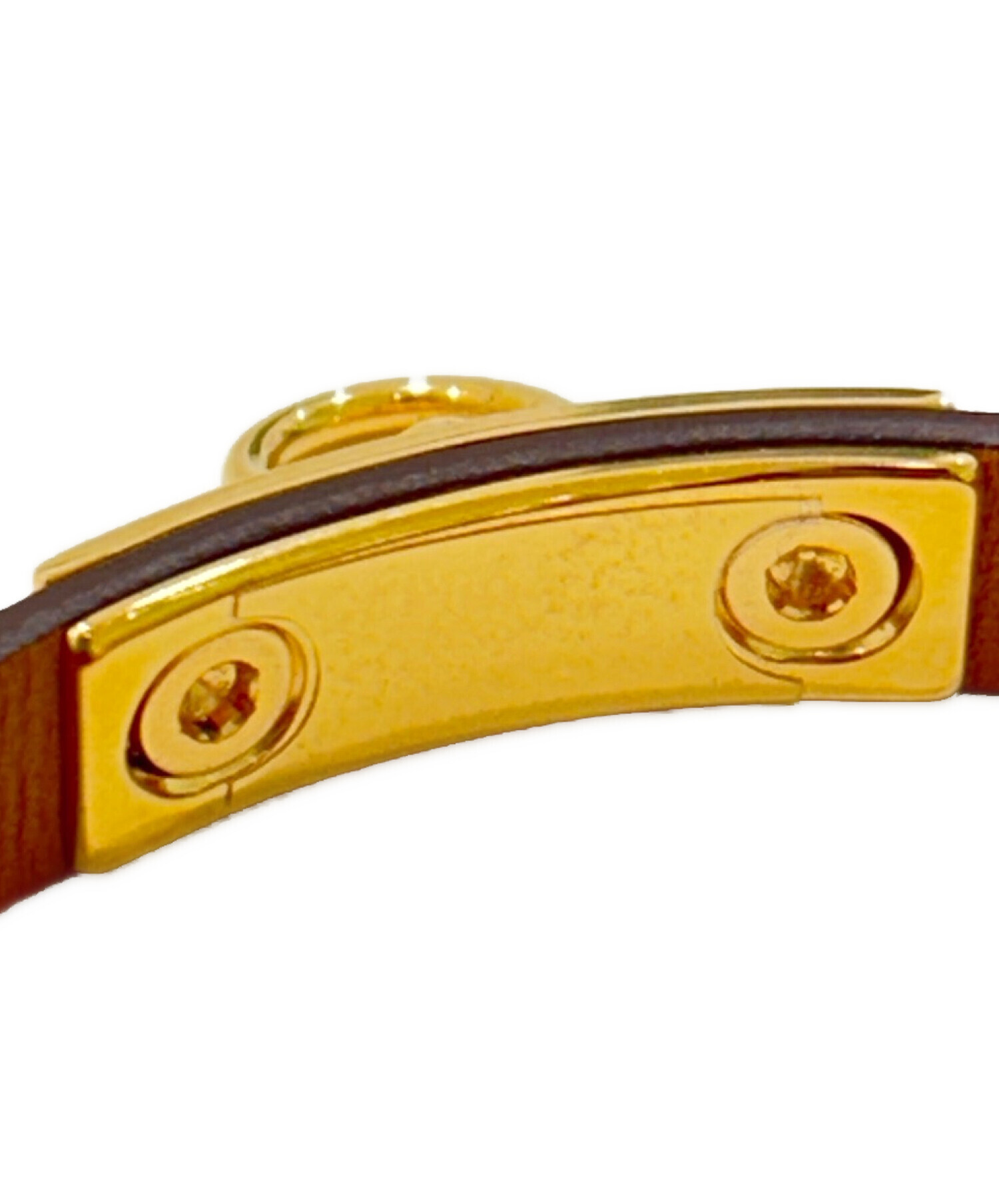 中古・古着通販】HERMES (エルメス) レザーブレスレット 《ミニ