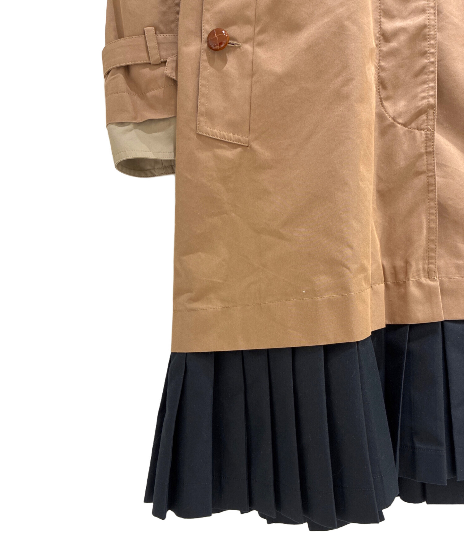 中古・古着通販】GUCCI (グッチ) レイヤード ドッキングトレンチコート