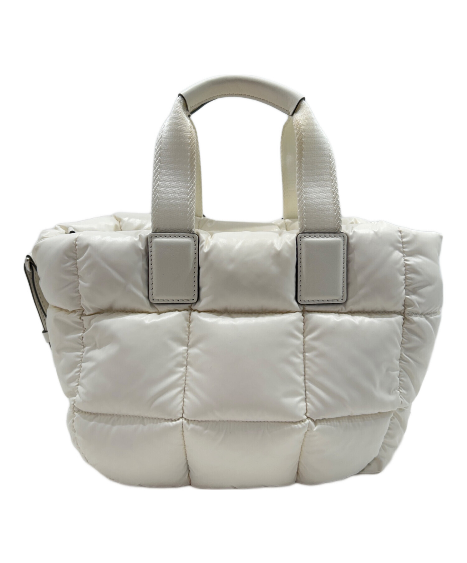 モンクレール MONCLER MICRO CARADOC 2WAY ショルダー ハンドバッグ ナイロン/レザー ホワイト J209B5L00009 M4422 中古 新入荷 OB2705 MONCLER（モンクレール） ショルダーバッグ MICRO CARADOC キャラ