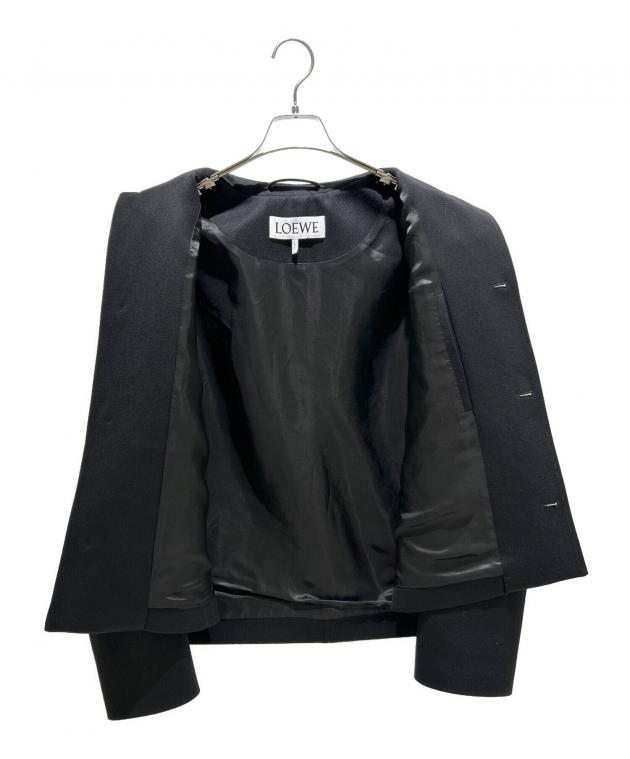 中古・古着通販】LOEWE (ロエベ) アナグラムレザーポケット シャツ