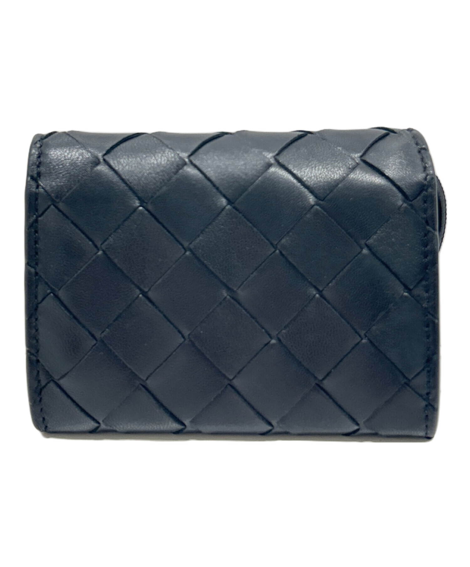 BOTTEGA VENETA ボッテガベネタ 財布・ケース  青 【古着】【中古】【送料無料】 中古・古着通販】BOTTEGA VENETA (ボッテガベネタ) イントレチャート