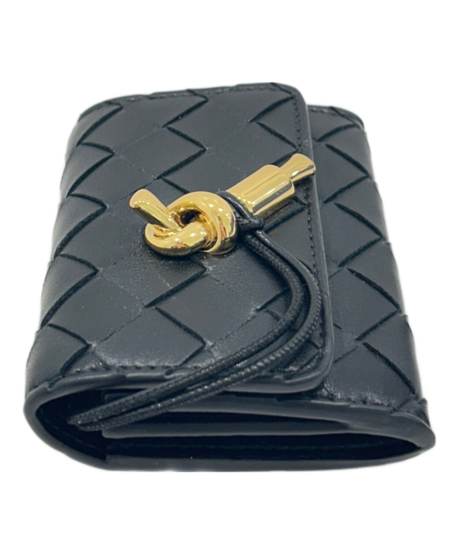 BOTTEGA VENETA タグ 三つ折りファスナーウォレット 中古・古着通販】BOTTEGA VENETA (ボッテガベネタ) アンディアーモ 三