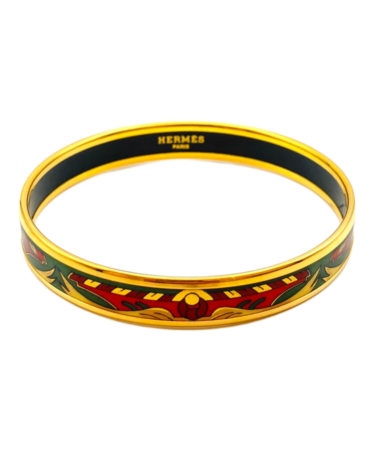 【meg 様専門】　HERMES　エルメス　エマイユ　PM　バングル　ゴールド 中古・古着通販】HERMES (エルメス) Enamel PM Bangle/エマイユPM