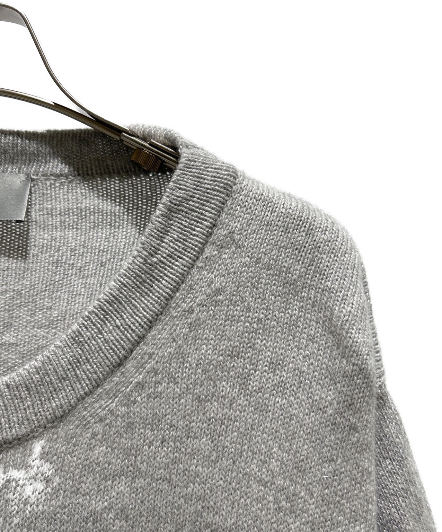 Dior 多色ロゴニットセーター　ディオール　ルイヴィトン　バレンシアガ 中古・古着通販】Dior (ディオール) Cashmere Logo Knit Sweater